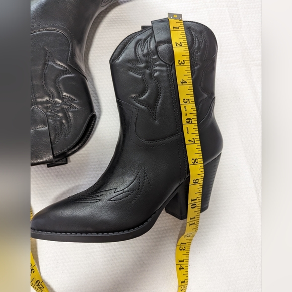 Forever Women Cowgirl Cowboy Stitched  Boots Pointy Toe Size 8.5. - Picture 10 of 13